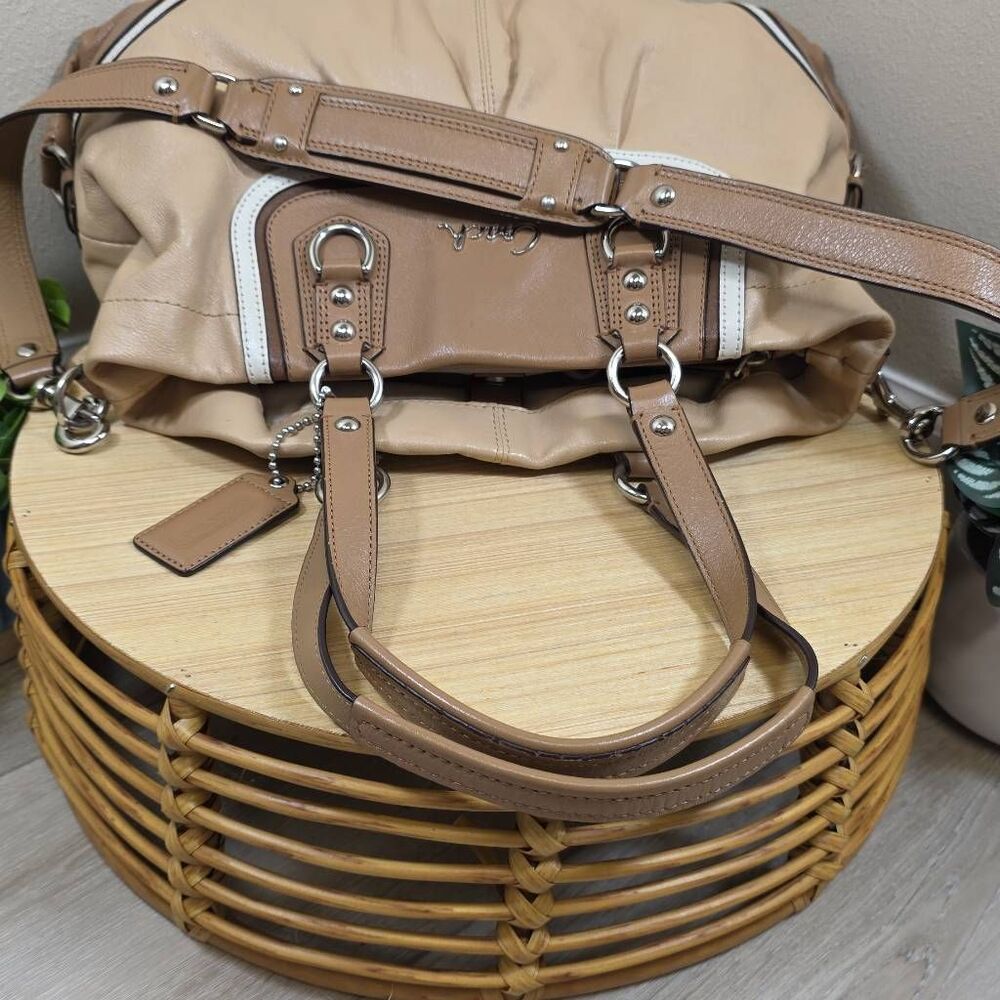 Coach Ashley Spectator Leather Shoulder Bag | Matching Wallet - Picture 9 of 16